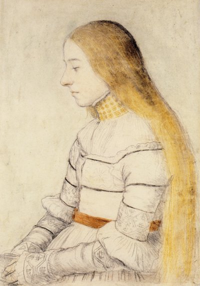 Anna Meyer by Hans Holbein der Jüngere